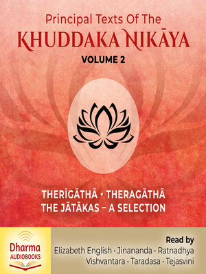 cover image of Principal Texts of the Khuddaka Nikaya, Volume 2